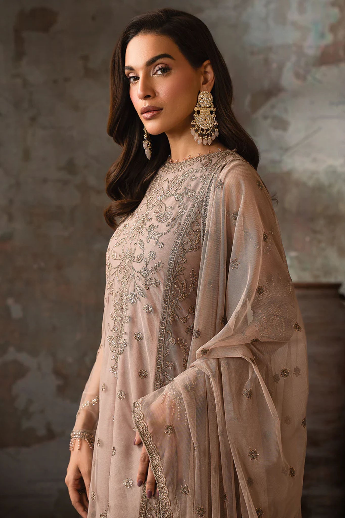 Emirah By Zarif Unstitched 3 Piece Luxury Formals Collection'2025-ZEF 04 AURORA