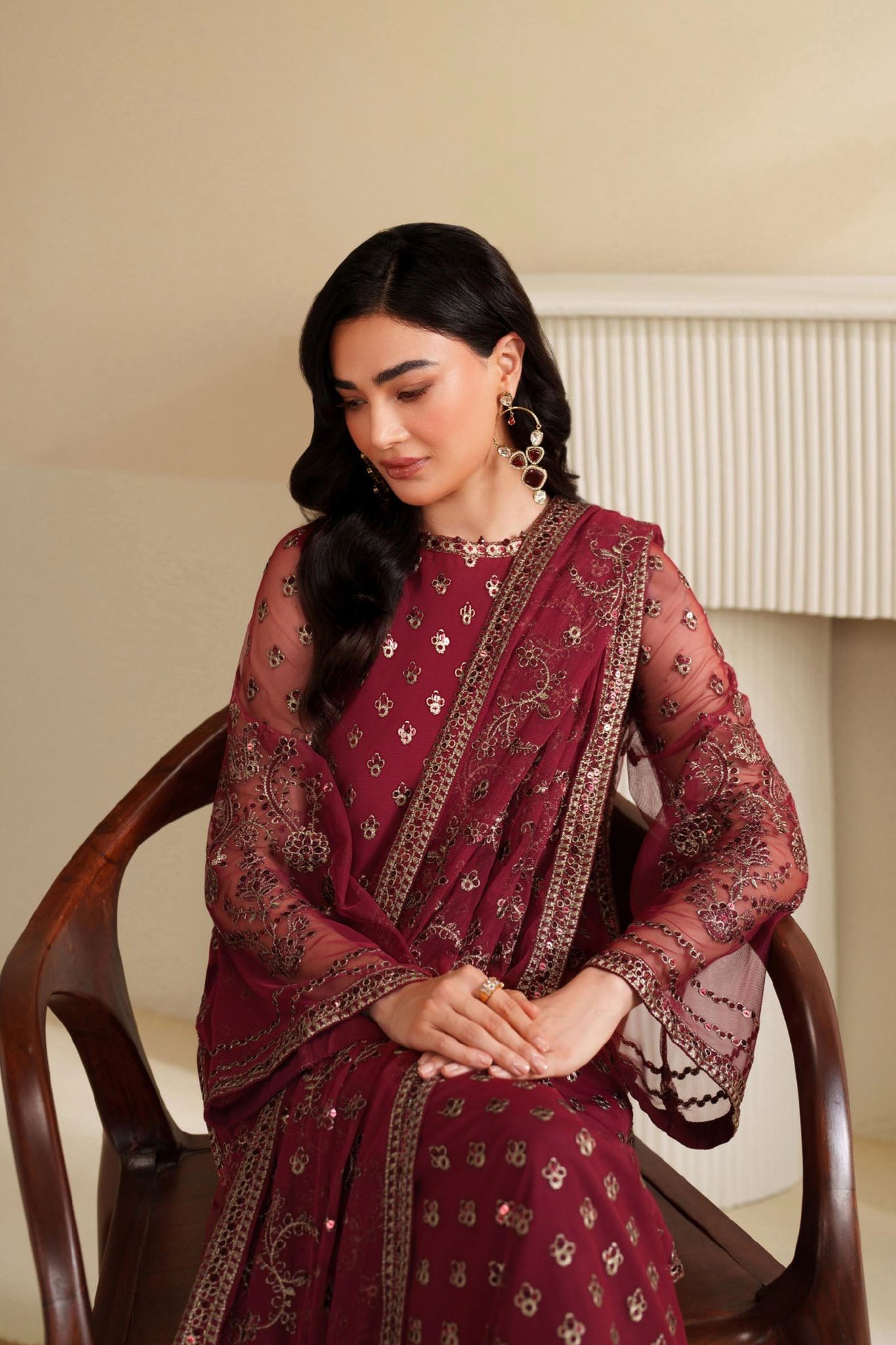 Roohi By Zarif Unstitched 3 Piece Formal Edit Collection'2025-ZRF-RFE-03-AFRAH