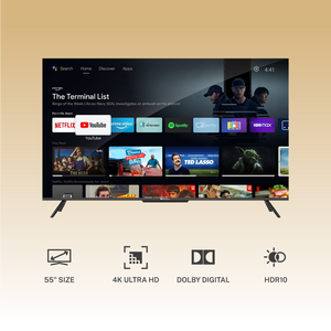 Dawlance 55 - Inches  4K UHD LED TV  Canvas series 55G3AP Narrow Bezel Screen - My Store