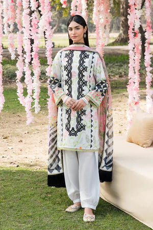 Bahar Lawn'23 by Ayzel 3 piece unstitch suit