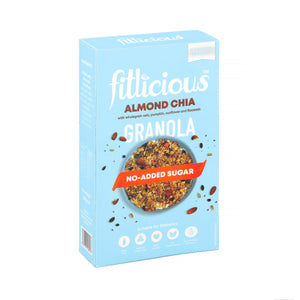 Fitlicious Almond Chia No-added Sugar Granola 100g