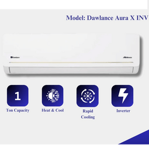 Dawlance Aura X 15 -Ton DC Inverter AC, Heat and Cool, Self Cleaning