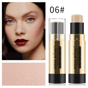 Miss Rose - Facial Concealer Foundation Makeup Stick Three-dimensional Concealer Pen 9g Beige-6 - My Store