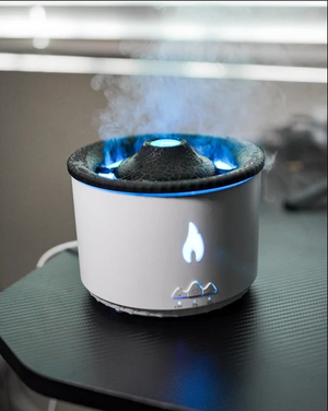 Volcano Humidifier | Flame Air Diffuser Volcano Humidifier For Room | Wireless Humidifier | Aromatherapy Volcano Diffuser - My Store