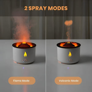 Volcano Humidifier | Flame Air Diffuser Volcano Humidifier For Room | Wireless Humidifier | Aromatherapy Volcano Diffuser - My Store