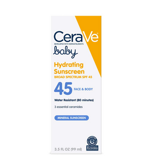 CeraVe Baby Mineral Sunscreen SPF 45