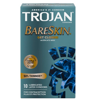 Trojan Bareskin Premium Lube Condoms
