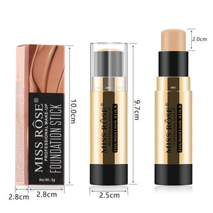 Miss Rose - Facial Concealer Foundation Makeup Stick Three-dimensional Concealer Pen 9g Beige-6 - My Store