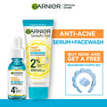 Garnier Anti-Acne Serum + Facewash with Free Headbands + Cuffs Set