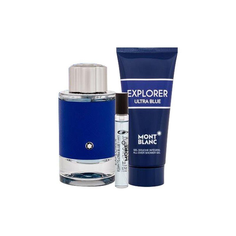 Mont Blanc Explorer Ultra Blue Me Set EDP 100Ml+EDP 7.5Ml+S Gell 100Ml