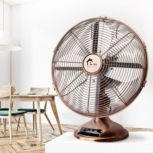 E-Lite Metal Table Fan Copper ETF-30M - My Store