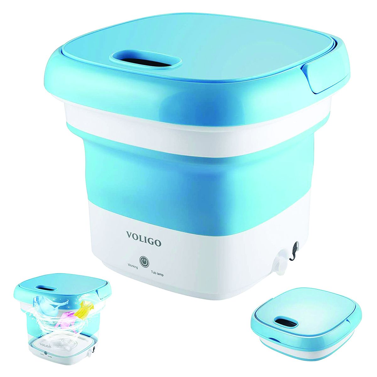 Mini Washing Machine Foldable Bucket Type - Laundry Clothes Washer - My Store