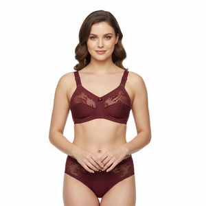 Belleza Lingerie Dourine League Bra - Maroon 004