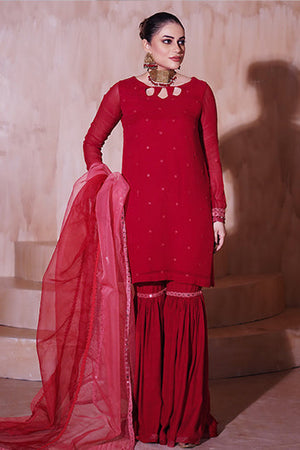 Aayra Stitched Formals Collection'2025-AY421 - Rising Charms 3Pc