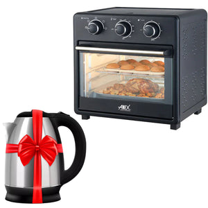 Anex AG-2121 Deluxe Air Fryer + Premium Electric Kettle - Snapcart.pk