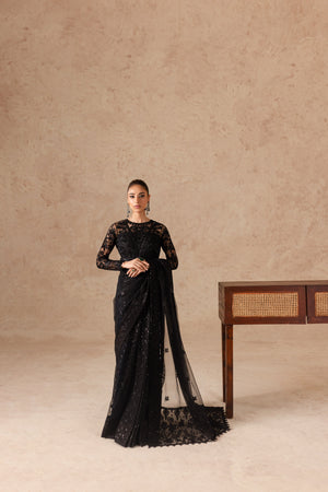 Cherie By Imran Ramzan Unstitched 3 Piece Luxury Formals Collection'2025-Perle Noire