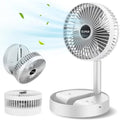 Portable Fan Rechargeable, Stand and Table fan Folding Telescopic and Adjustable Height for Office Home Outdoor Camping - My Store