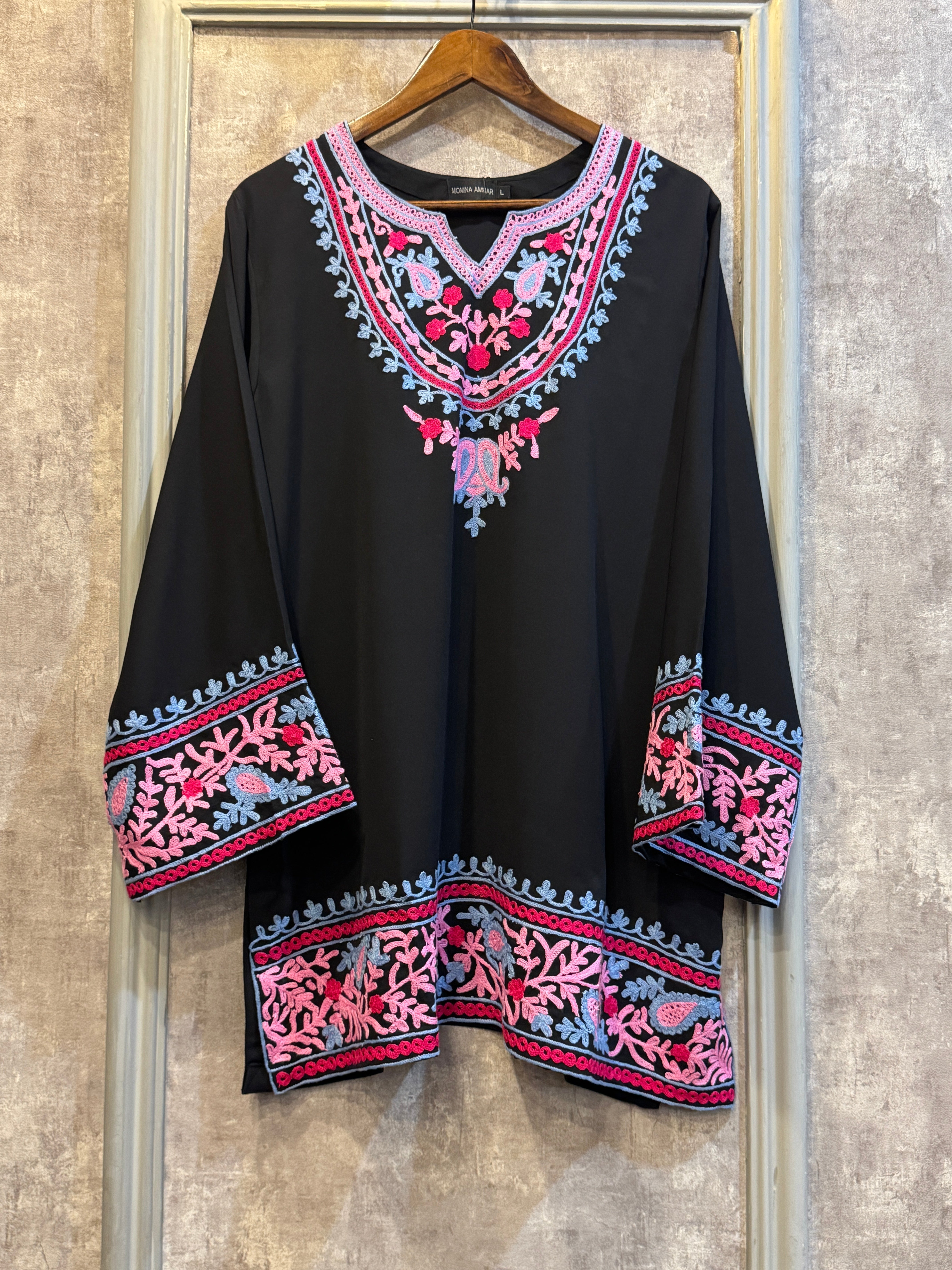 Allechant By Manahils Stitched 2 Piece Georgette Collection'2025-Classy Missy Multi Two Pc