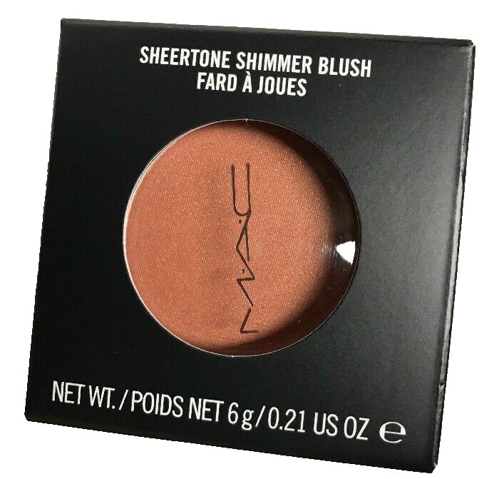 mac sheertone shimmer blush sun basque