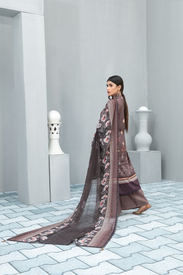 Nimral By Tawakkal Fabrics 3 Piece Unstitch Lawn Collection D-8631