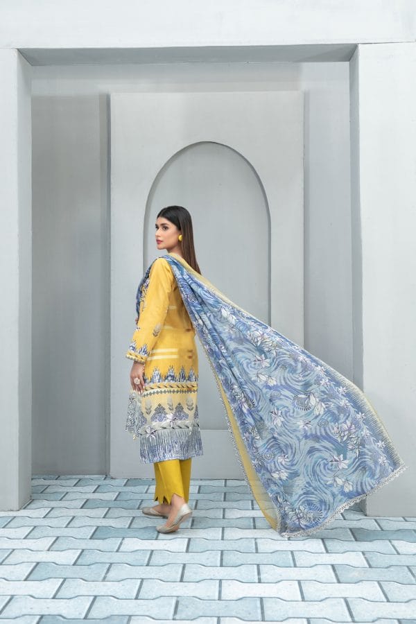 Nimral By Tawakkal Fabrics 3 Piece Unstitch Lawn Collection D-8628