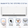 TCL 1 Ton Split Inverter Air Conditioner TAC-12T3-Pro-2 with Heating and Cooling Functions