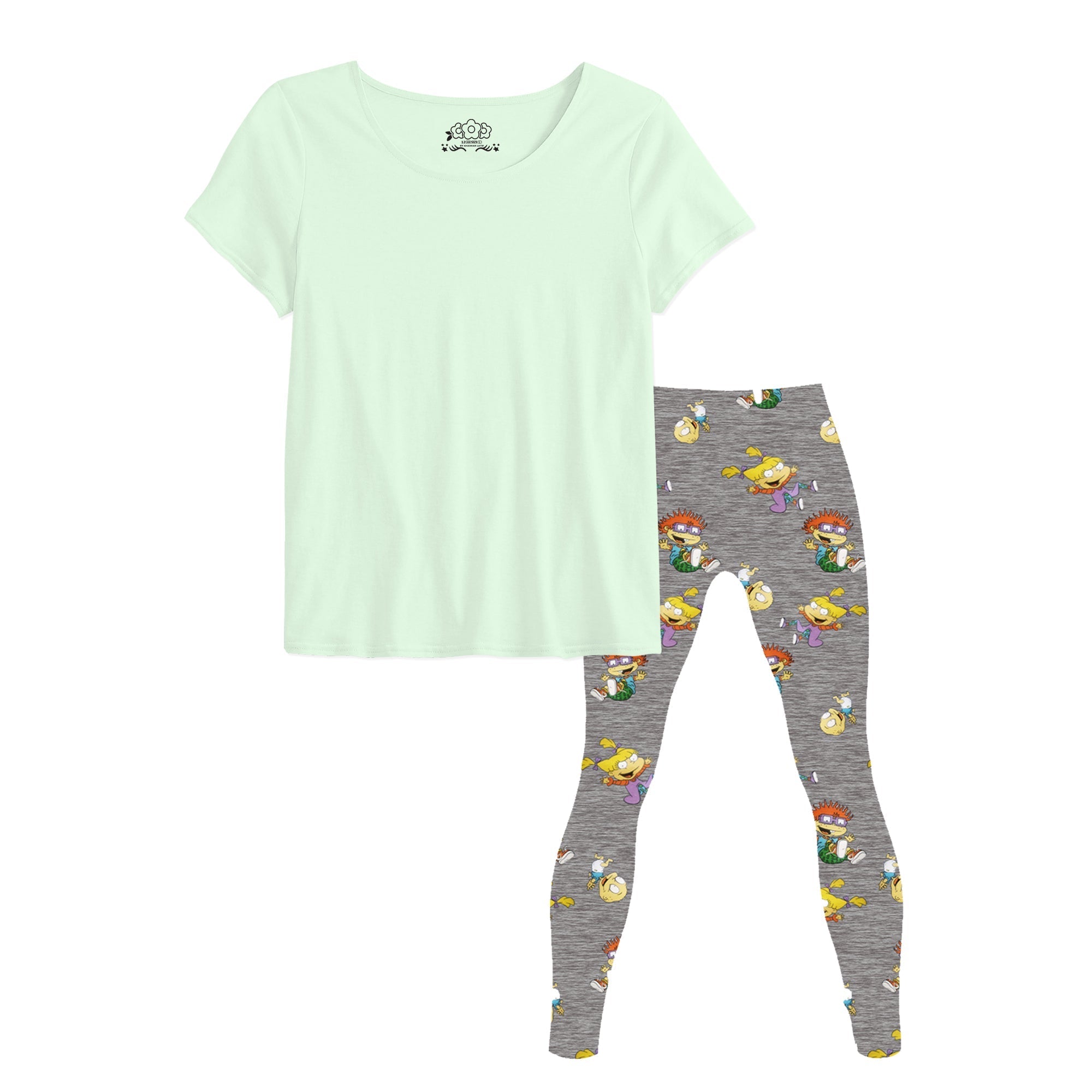 12 AM By Khawar Latif Nostalgia Tights with Matching Tshirt