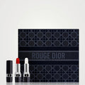 DIOR Rouge Deluxe Couture Colour Lipstick Set 999 Velvet+000 Diornatural Satin Balm