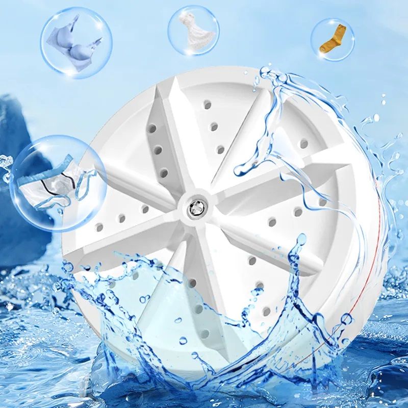 USB Travel Washer Washing Air Bubble Machine Ultrasonic Rotating Washing Machine - My Store