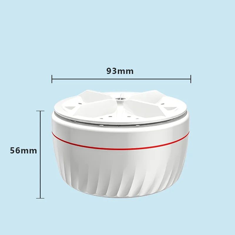 USB Travel Washer Washing Air Bubble Machine Ultrasonic Rotating Washing Machine - My Store