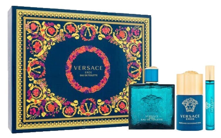 Versace Eros For Men Set EDT 100Ml+EDT 10Ml+Deo Stick 75Ml