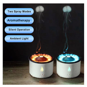 Volcano Humidifier | Flame Air Diffuser Volcano Humidifier For Room | Wireless Humidifier | Aromatherapy Volcano Diffuser - My Store