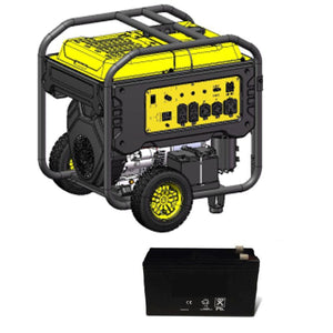 Yaofeng 11KW Heavy Duty Petrol Generator YF12000 Yellow and Black