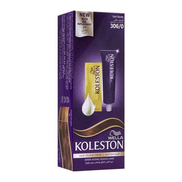 Wella Koleston - Hair Colour Cream 306/0 Dark Blonde - My Store