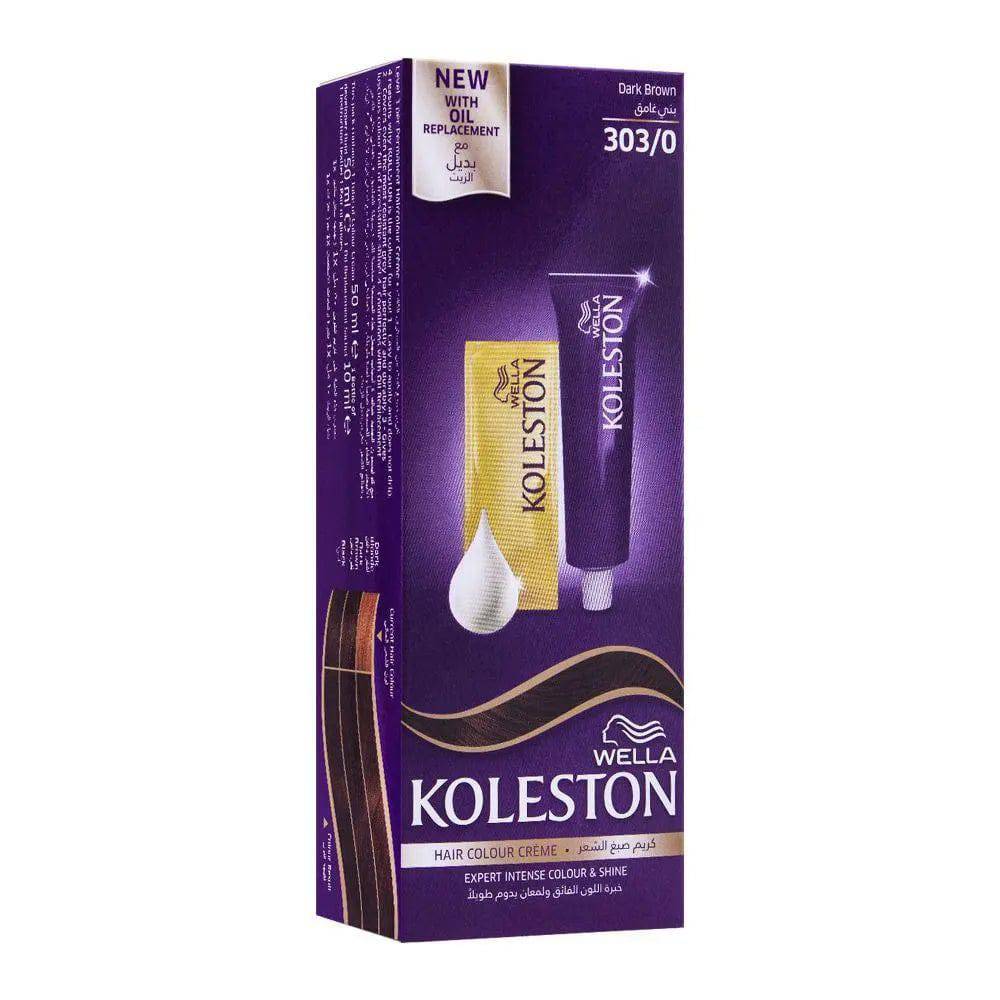 Wella Koleston - Hair Colour Cream 303/0 Dark Brown - My Store