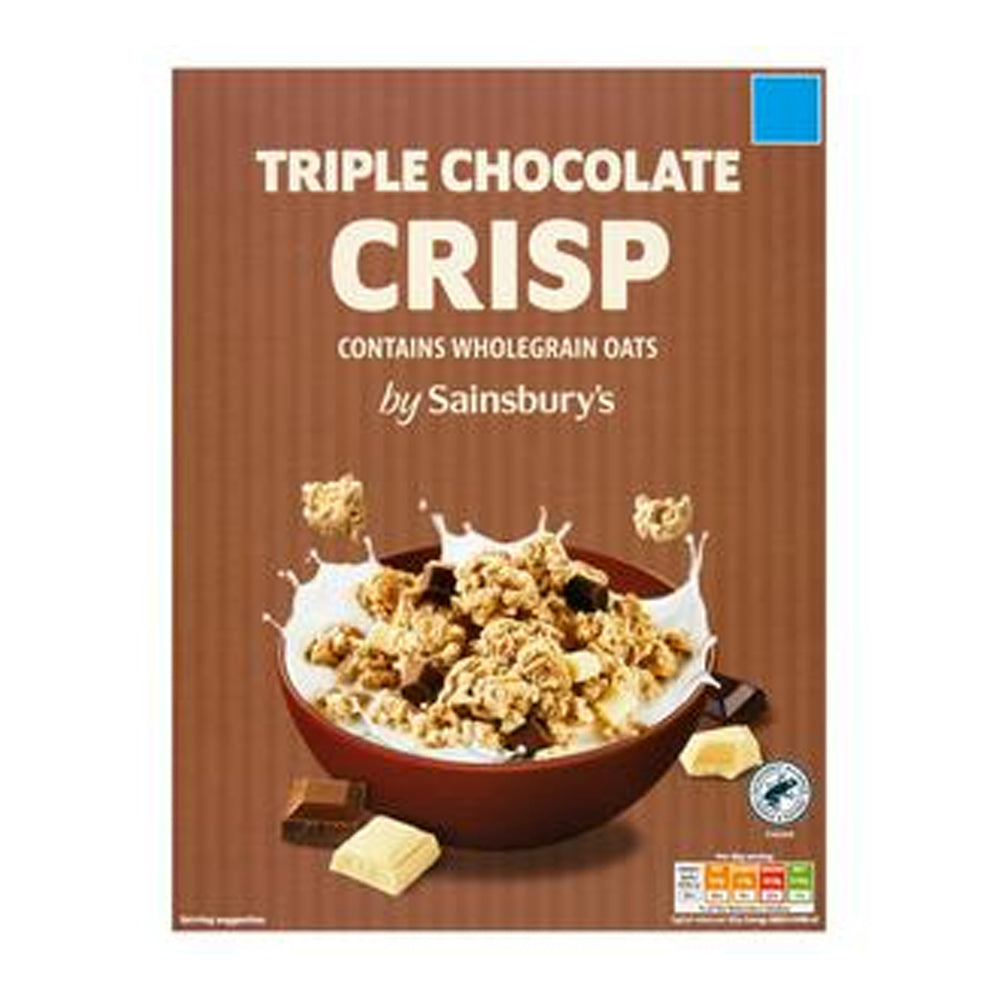 Sainsburys Triple Chocolate Crisp 500g