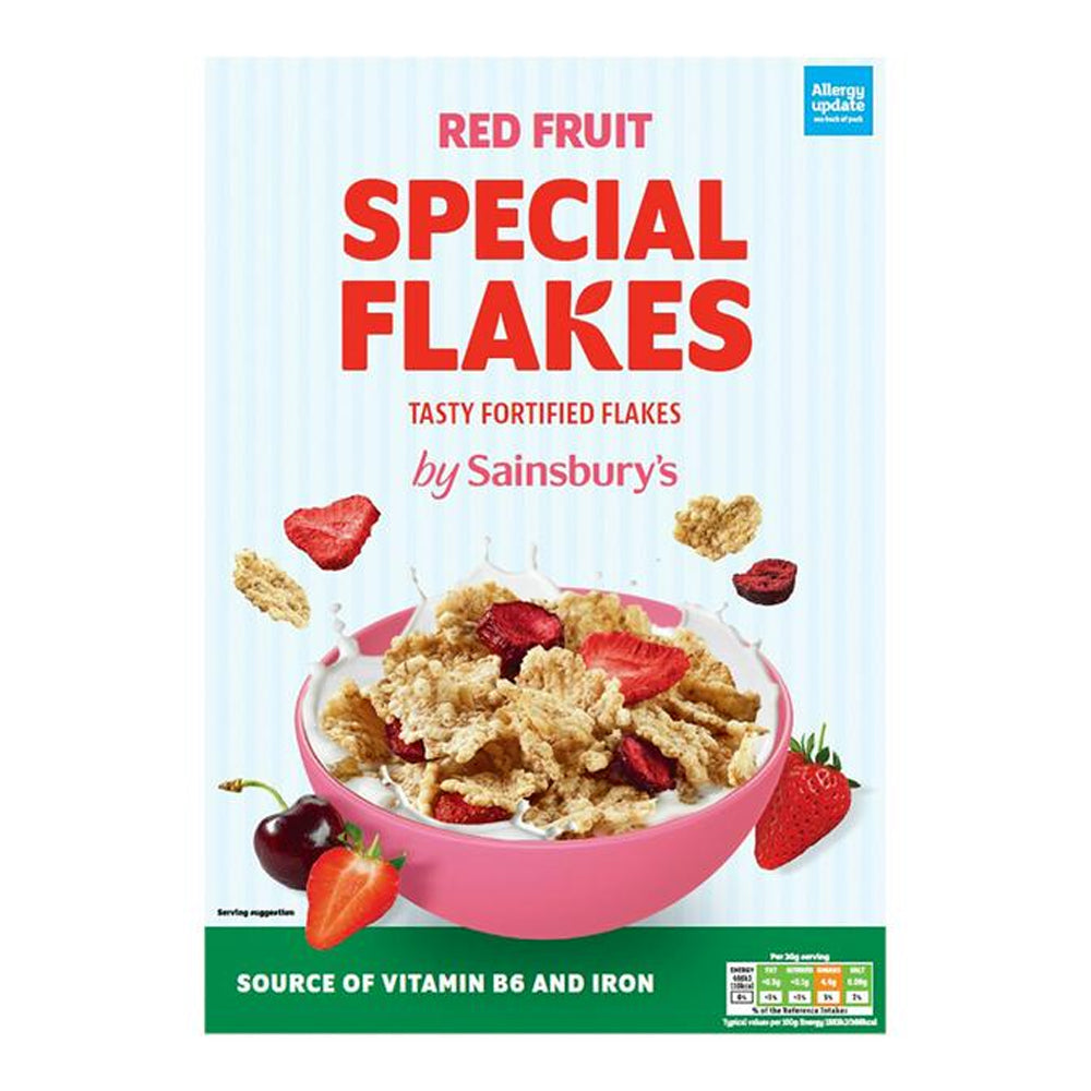 Sainsburys Red Fruit Special Flakes 375g