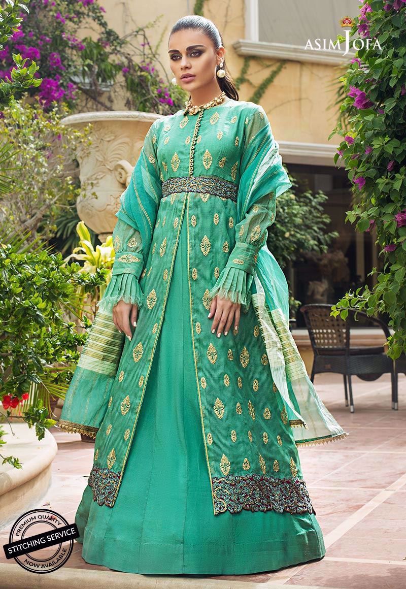 Asim Jofa Stitched Luxury Formals Ajo-06 Embroidered