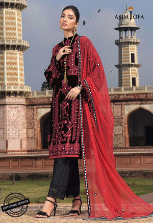 Asim Jofa Luxury Lawn Ajl-11A Embroidered