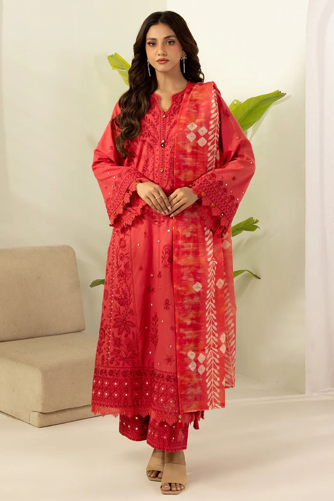 Zellbury Unstitched 3 Piece Lawn Vol-04 Suit-WUS26E30510