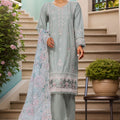 Sada Bahar Stitched 3 Piece Luxury Emb Spring Collection-LEL-MK-09-Pista