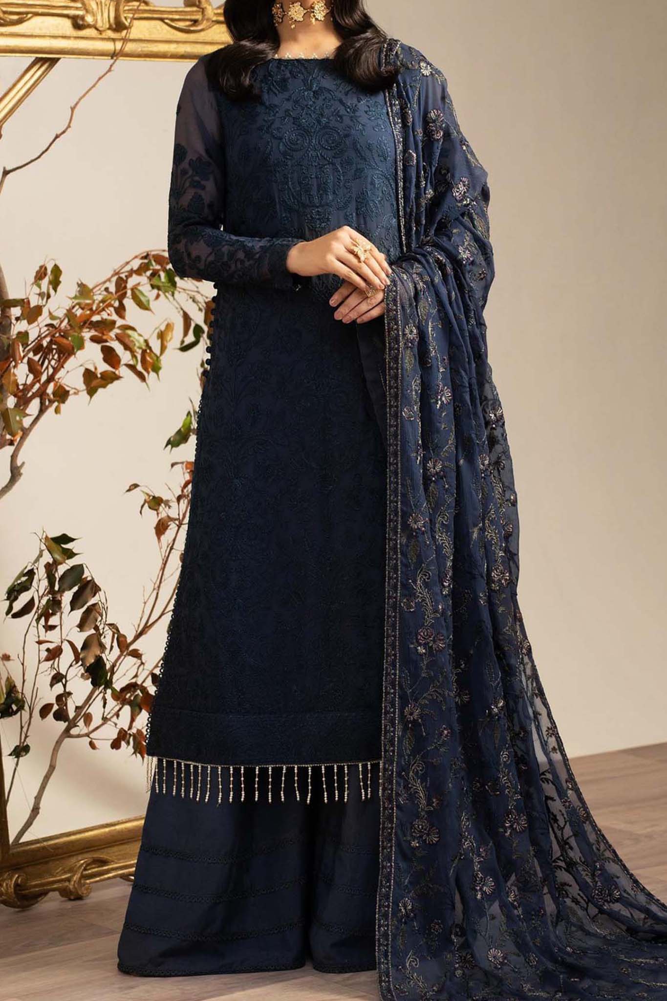 Naqsh by Zarif Unstitched 3 Piece Festive Formals Suit-ZRN-08-Jessy