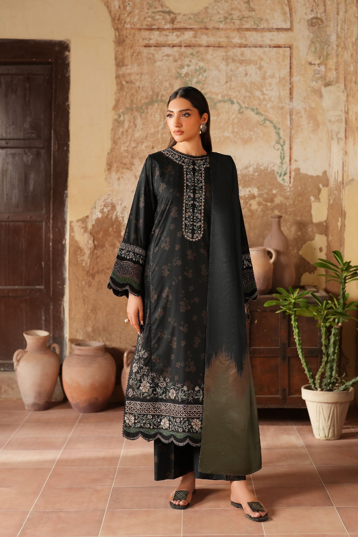 Iznik Unstitched 3 Piece Pre Fall Linen Collection'2025-IPF-06