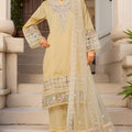 Sada Bahar Stitched 3 Piece Luxury Jacquard Collection'2025-JC-1-Yellow