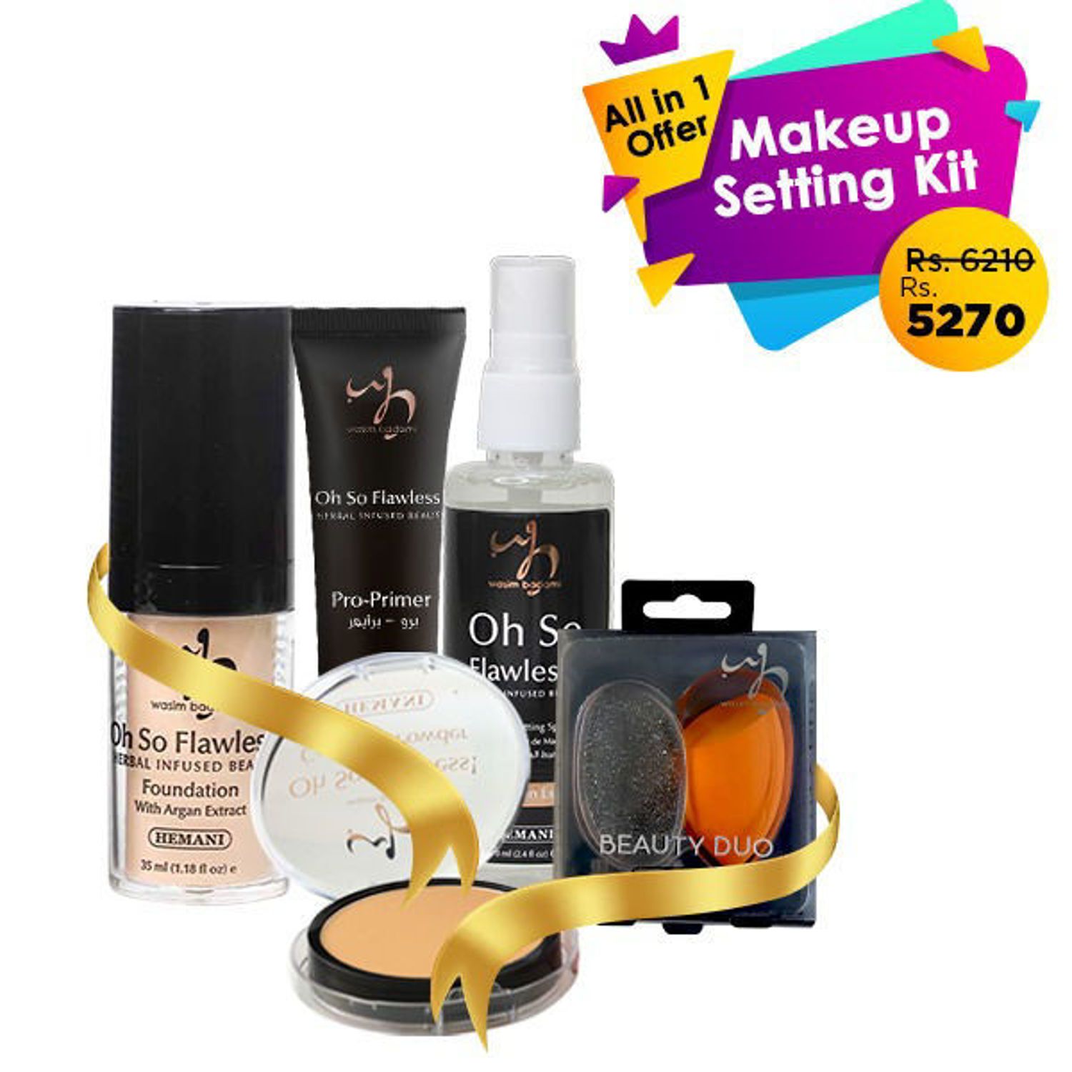WB by HEMANI- Makeup setting kit