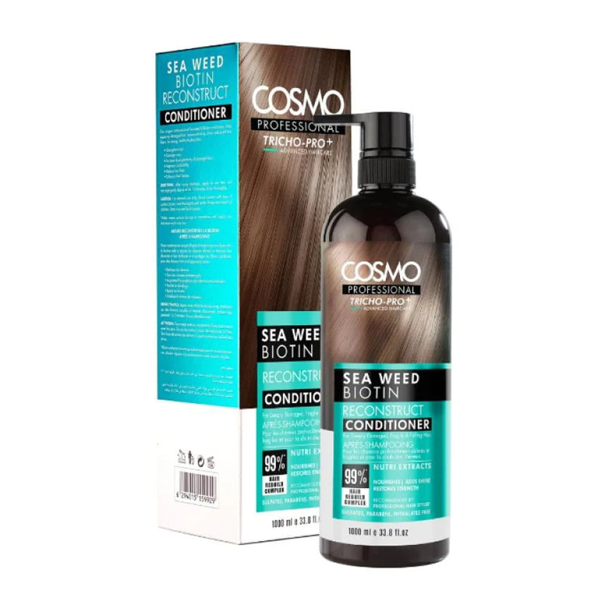 Cosmo Professional Sea Weed Biotin Reconstruct Conditioner 1000ml