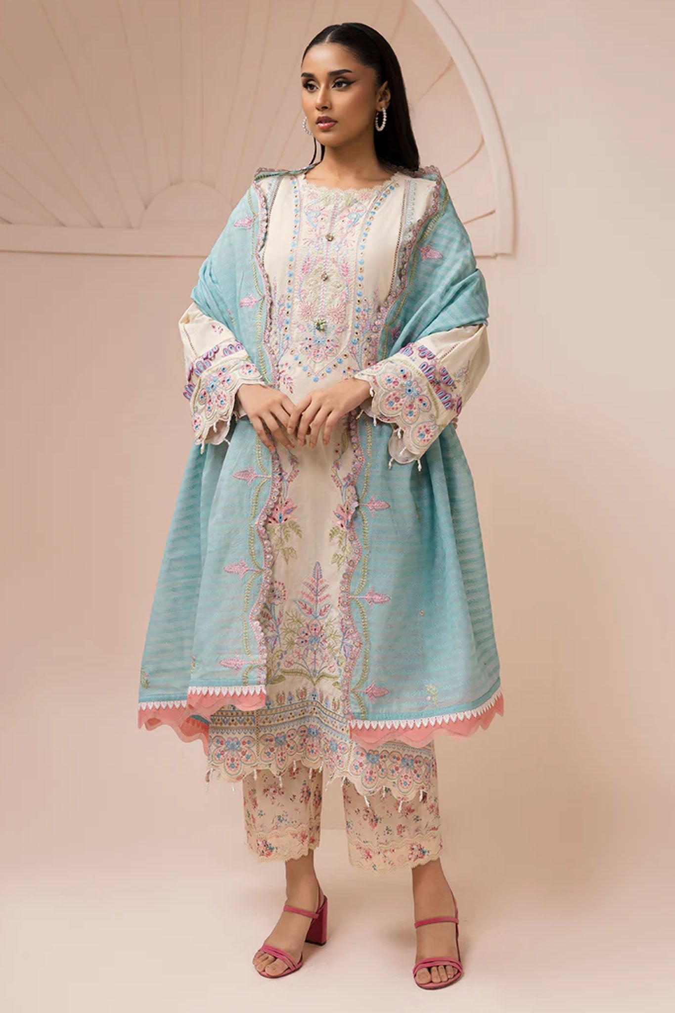 Zellbury Unstitched 3 Piece Lawn Vol-04 Suit-WUS26E30453