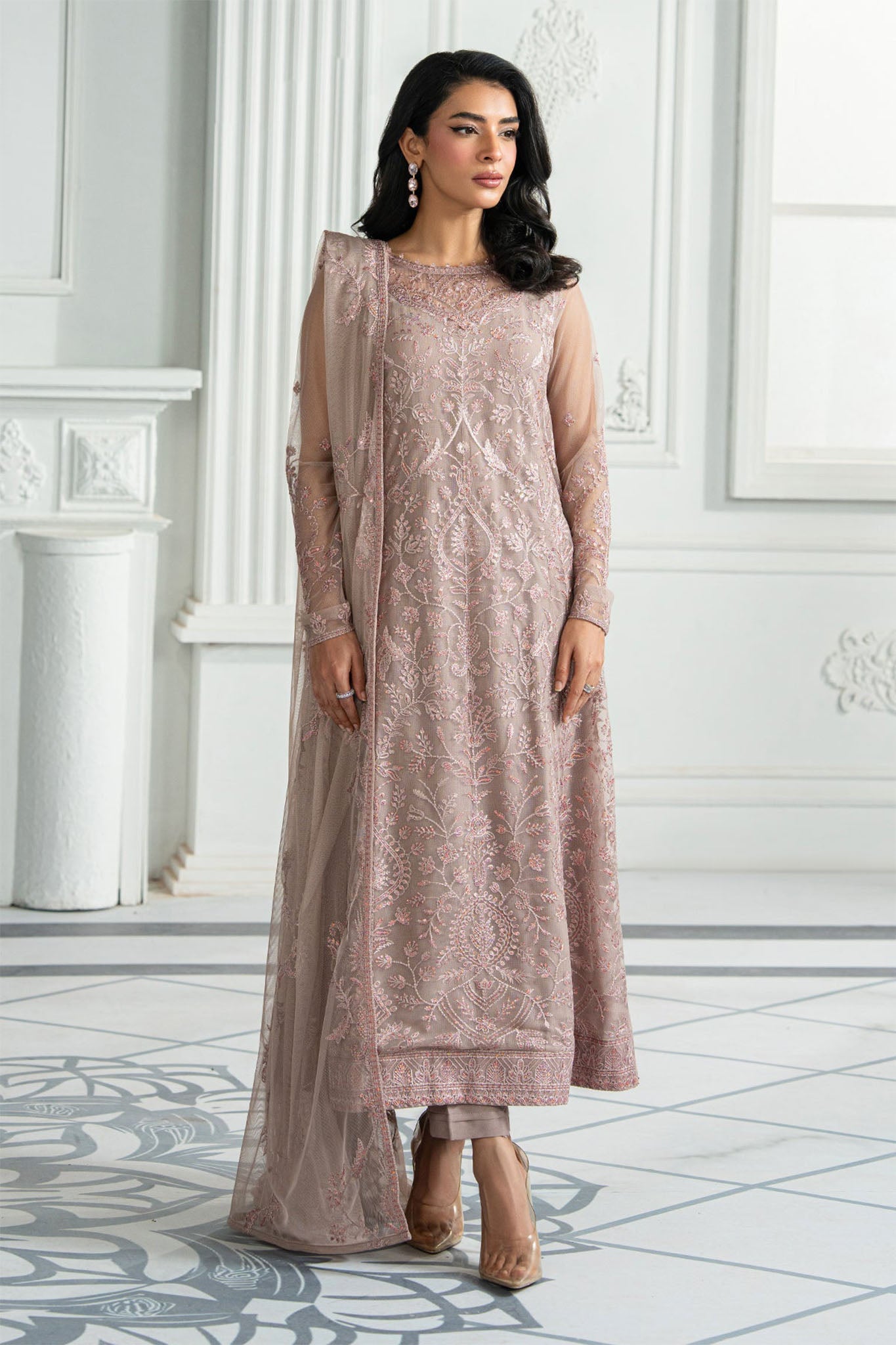 Inara By Zarif Unstitched 3 Piece Formals Suit-ZRI-06-Hayda