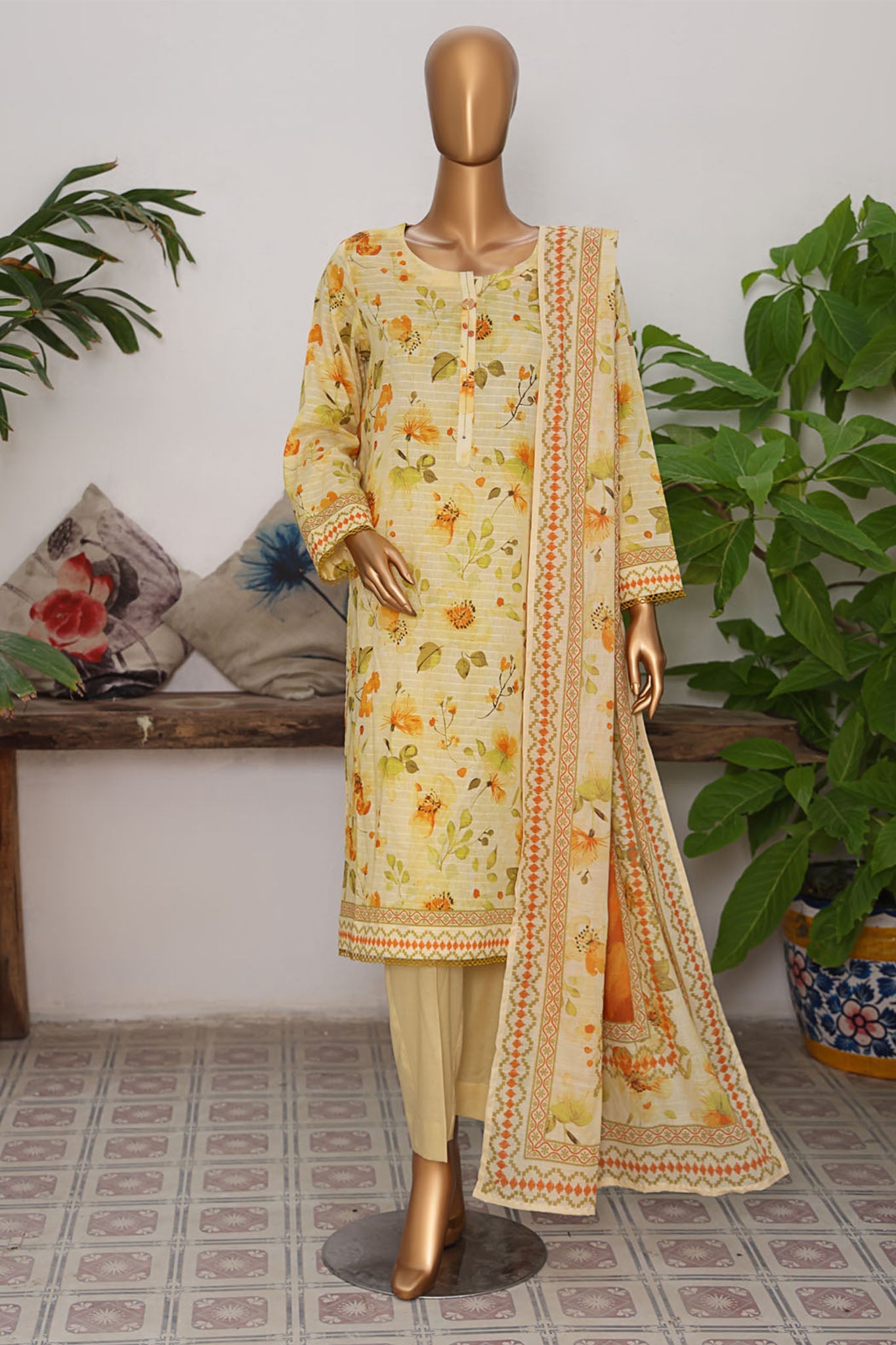 Vital Prints By HZ Unstitched 3 Piece Digital Printed Lawn Collection'2025-VPS-03-UNS