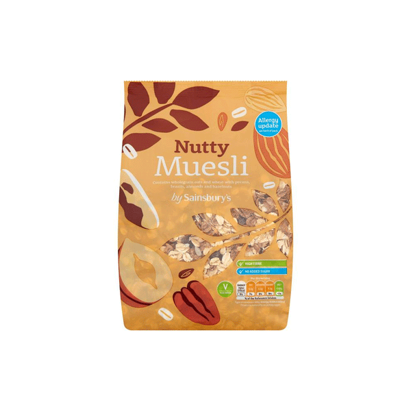Sainsbury's Nutty Muesli 750g - Snapcart.pk